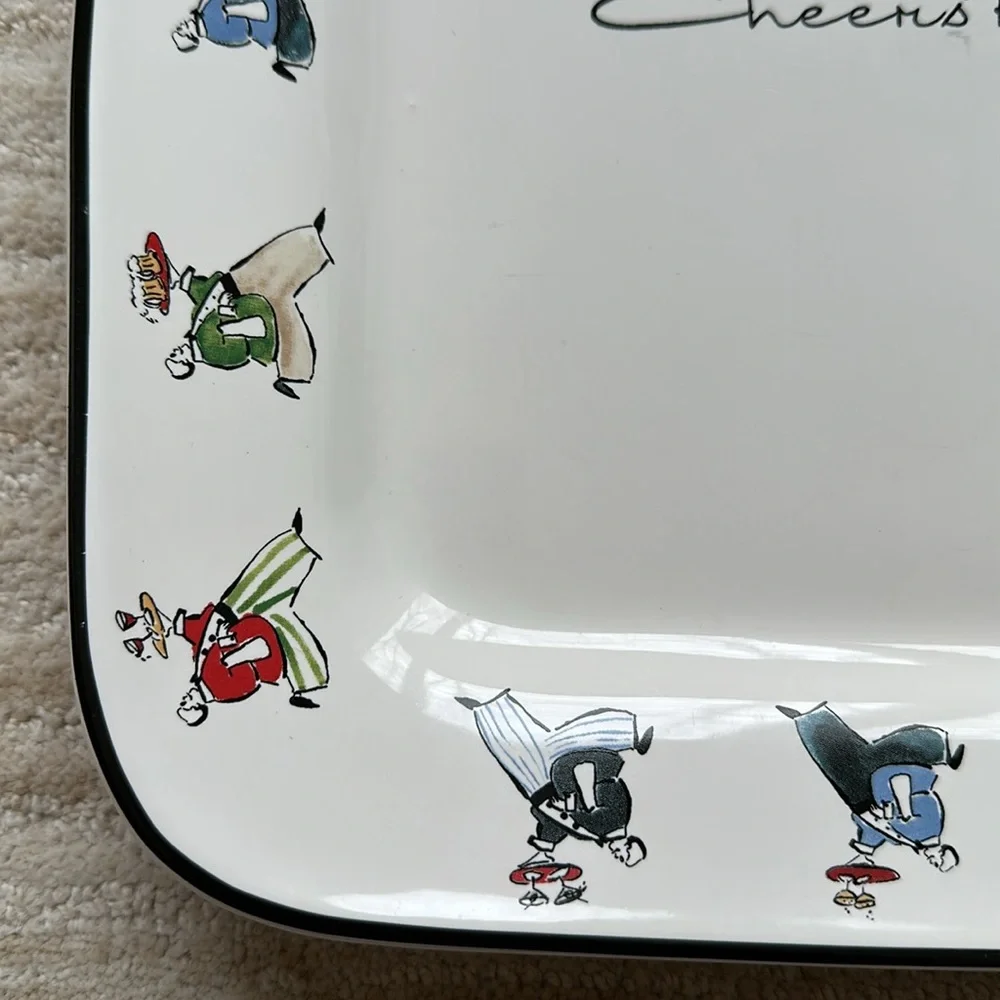 Rosanna Inc. Ceramic Square Serving Platter 